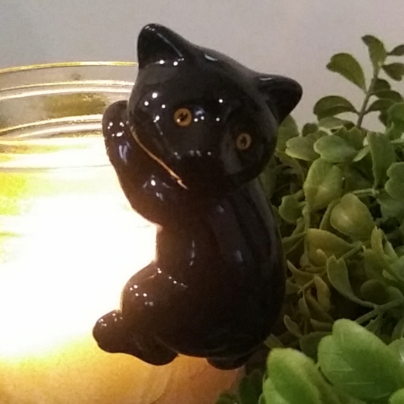 Yankee Candle BLACK CAT Jar Hanger HALLOWEEN